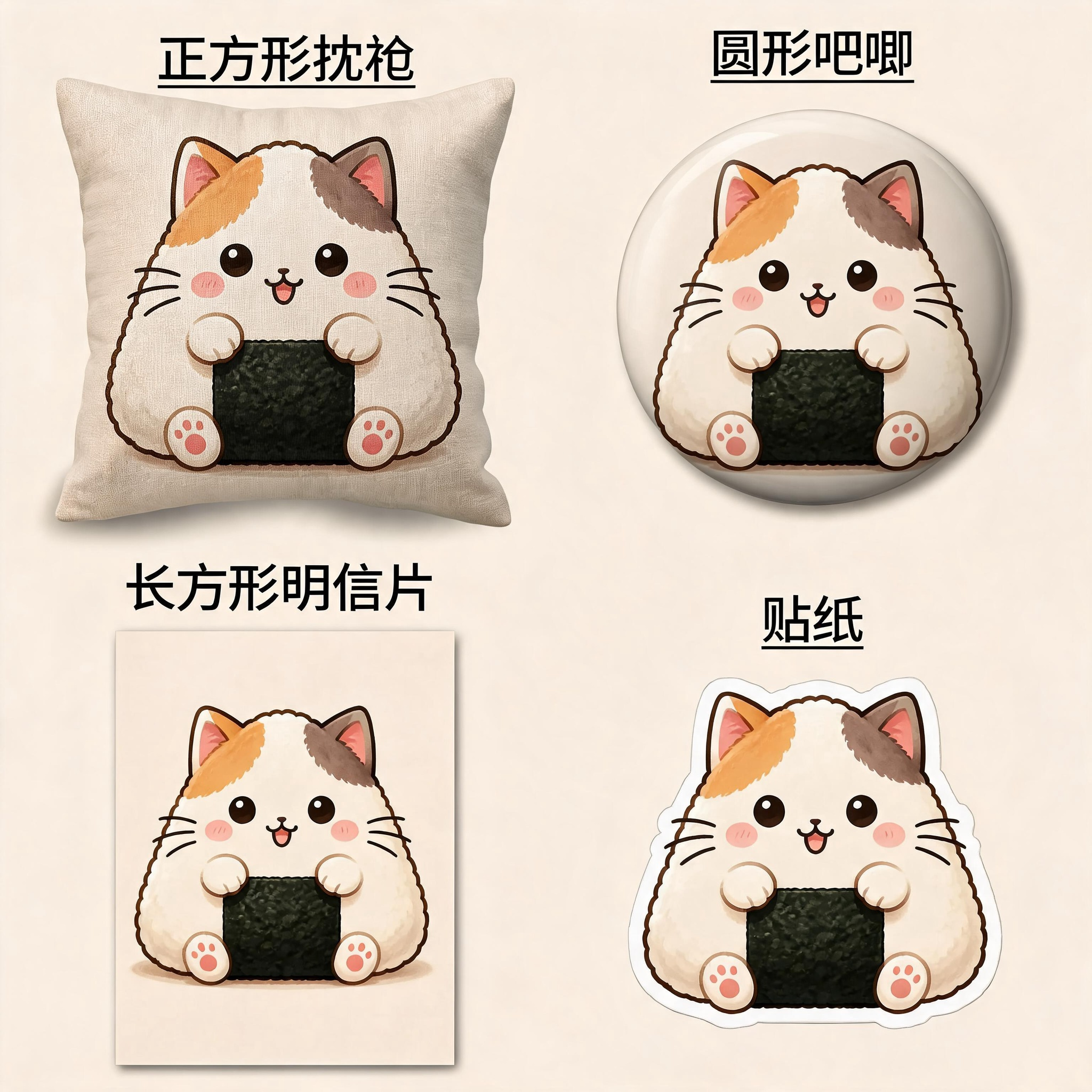 饭团猫周边商品